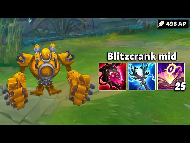 THE FUNNY BUILDS ARE BACK (MALIGNANCE BLITZCRANK MID)