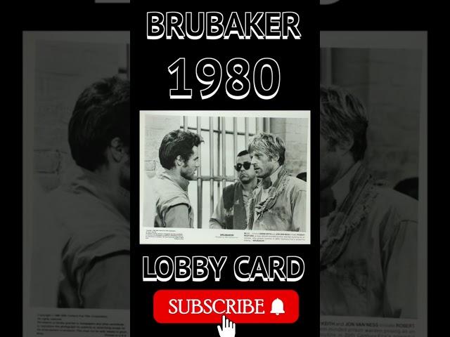 Brubaker 1980 Prison Film Robert Redford Press Photo #shorts