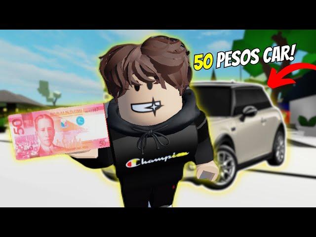 Brookhaven RP | ROBLOX | TURNING FIFTY PESOS TO A BRANDNEW CAR!