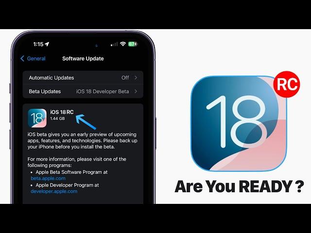 iOS 18 - ARE YOU READY ?