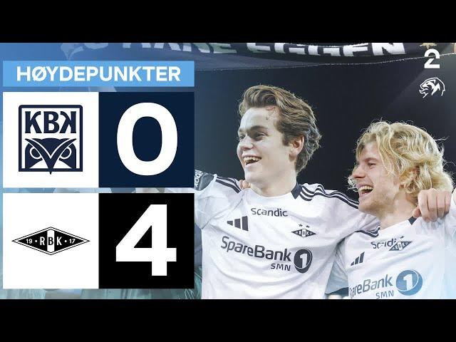 Kristiansund BK 0 - 4 Rosenborg - Høydepunkter