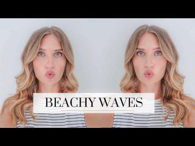 BEACH WAVES WITH CURLING WAND | NATURAL LOOKING BEACH WAVES