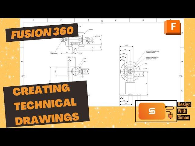 Fusion 360 Tutorial: Creating Technical drawings (Updated)