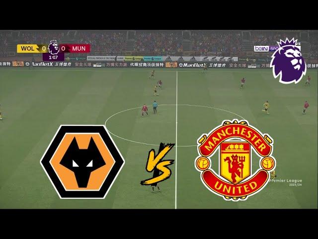 WOLVERHAMPTON vs MANCHESTER UNITED | PREMIER LEAGUE 2024/2025 | FOOTBALL LIFE 2025