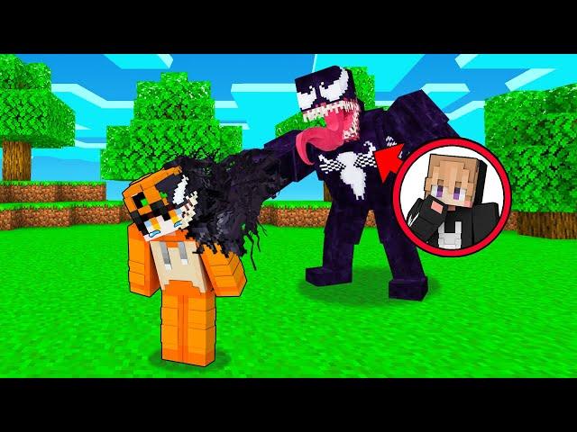 AKU PRANK TEMANKU SAMPAI NANGIS JADI VENOM JAHAT DI MINECRAFT!!