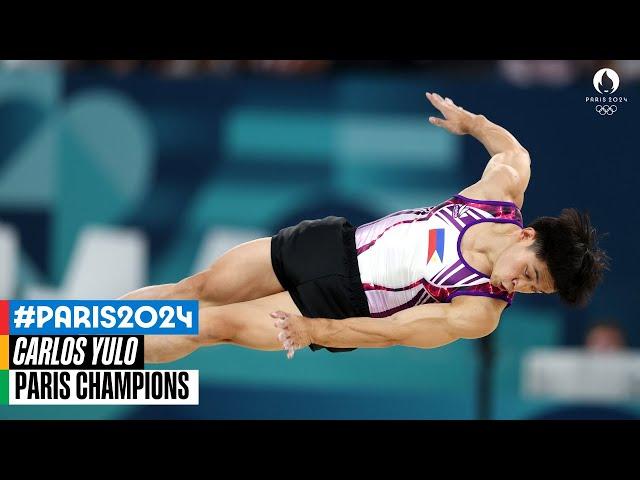 Carlos Yulo wins men's floor gold! | Paris Champions