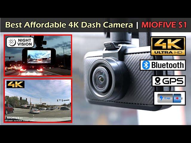 BEST Budget 4K Dash Camera For Your Car | MIOFIVE S1