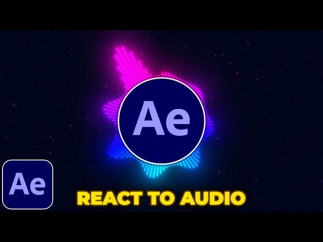 Reactive Audio Spectrum Waveform Tutorial in After Effects | Audio Visualizer Tutorial