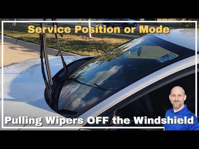 How to pull wipers off the windshield Honda |2022 Civic, 2023 2024 2025 CR-V HR-V Pilot Accord