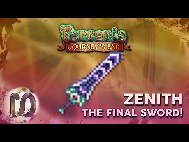 ZENITH BLADE - TERRARIA 1.4 JOURNEY'S END NEW FINAL SWORD - BEST WEAPON IN TERRARIA! - TERRA BLADE +