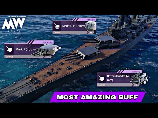 USS Missouri - Received amazing buff review & gameplay - Modern Warships