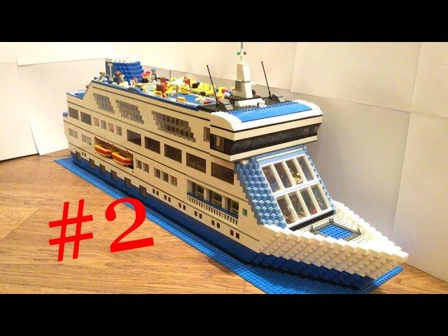 Лего круизный лайнер 2.0 (самоделка) часть2 / Lego MOC cruise ship 2.0 part2