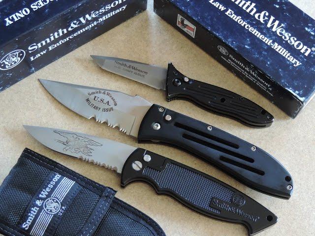 Retro Smith&Wesson USA LEO - Military Automatic Knives