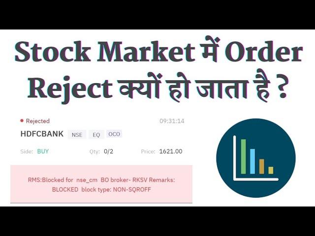 Stock Market Me Order Rejected Kyu Ho Jata Hai | RMS BLOCKED Kya Hai