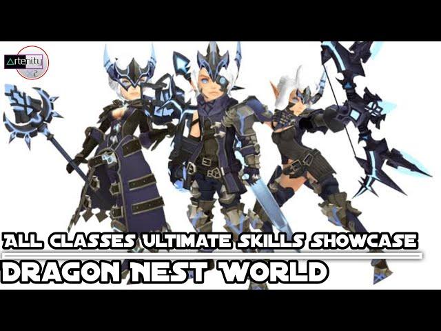 Dragon Nest World: All Classes Ultimate Skills Showcase [MMORPG Mobile on Android/iOS]