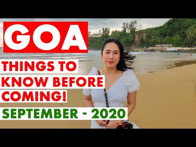 GOA VLOG | WHAT TO KNOW BEFORE YOU COME TO GOA - SEPTEMBER 2020 | GOA AFTER LOCKDOWN