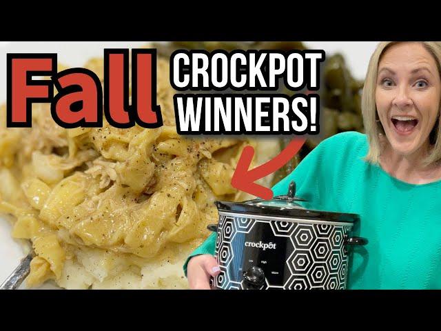 EASY Comfort Food:  Crockpot Recipes Perfect for Fall!