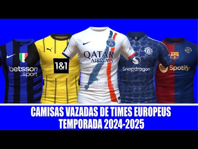 LEAKED JERSEYS 24/25 FROM FAMOUS EUROPEAN TEAMS