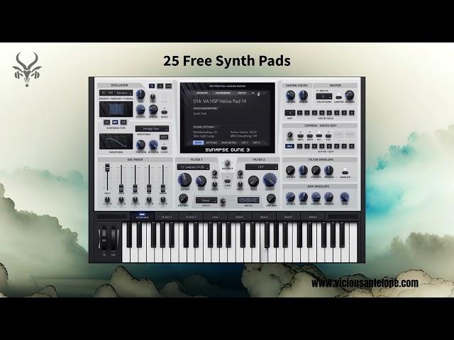 Free Dune 3 Presets by Vicious Antelope - Helios Synth Pads - Atmospheric Long Synths