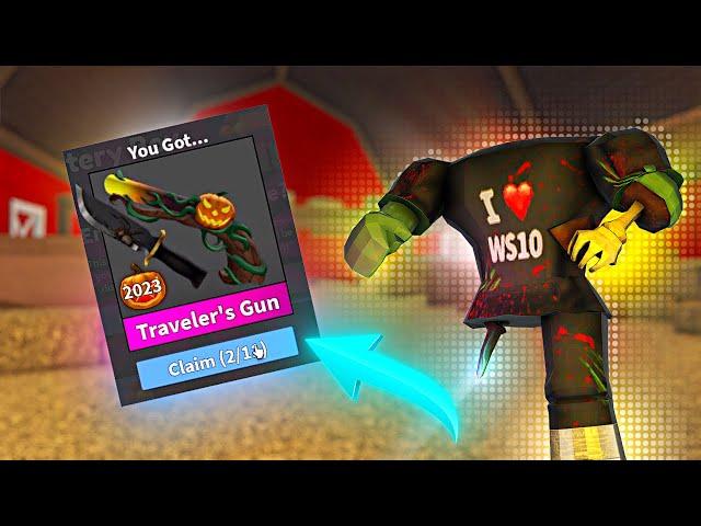 UNBOXING THE NEW MM2 HALLOWEEN GODLY! (Murder Mystery 2)