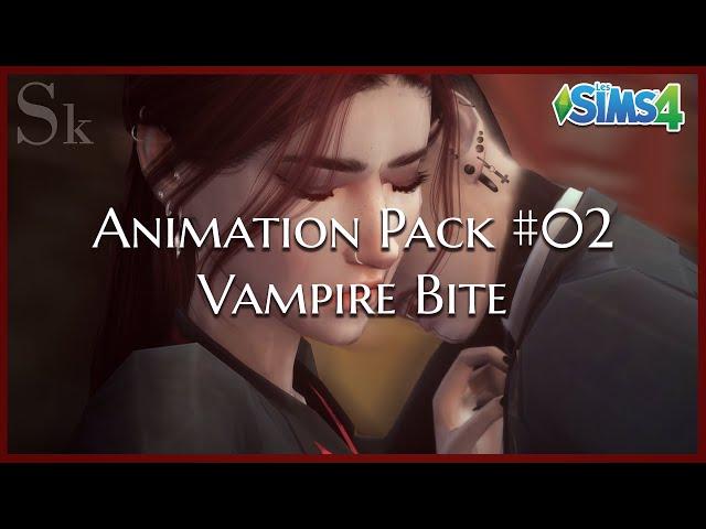 ANIMATION PACK#02 - VAMPIRE BITE | Sims 4 Animation (Download)