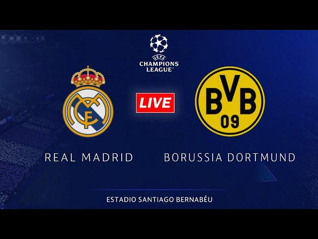 Real Madrid vs Dortmund | UEFA Champions League Match Live | UCL 2024