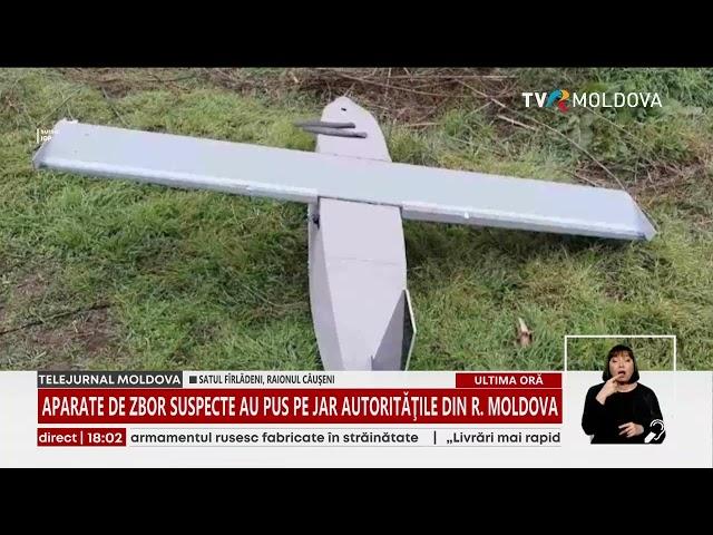 Două aparate de zbor suspecte au fost găsite, astăzi, în două localități din Republica Moldova