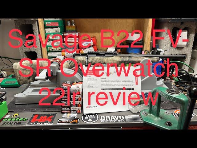 Savage B22 FV-SR Overwatch 22lr review