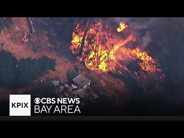 Fire burns homes in Oakland Hills; evacuations ordered