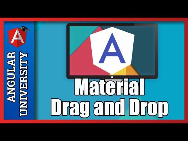  Angular Material Drag and Drop  - Complete Step by Step Example