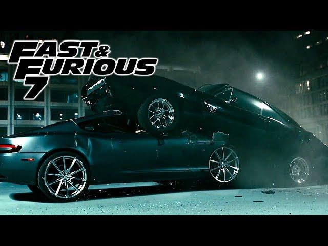 Dom and Shaw's final fight - FAST and FURIOUS 7 (Charger R/T vs DB9) 1080p