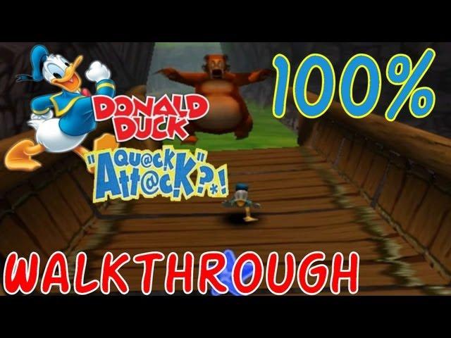 Donald Duck: Quack Attack - FULL 100% Walkthrough [Goin' Quackers]