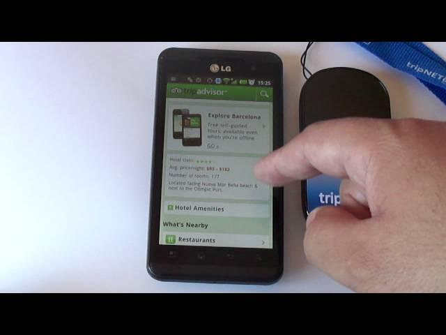 tripAdvisor Android app review - travelers in Spain