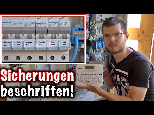 Beschriftungsgerät für meine Elektroverteilungen! (Brother P-Touch) ElektroM