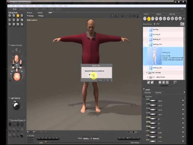 Poser Pro 2012 видео уроки на русском №2