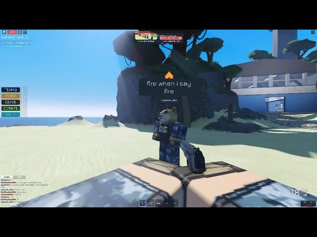 Roblox Navy Simulator, going through training and finally getting ranked up.