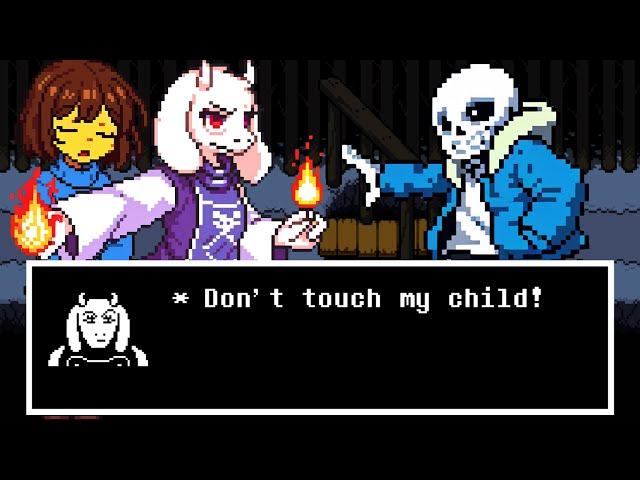 Undertale, but Toriel Protects Frisk at ALL COST