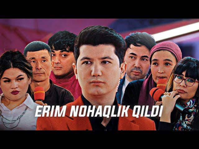 ERIM NOHAQLIK QILDI  // AMIRXON UMAROV SHOUSI // OCHIQCHASIGA GAPLASHAMIZ // 299-SON