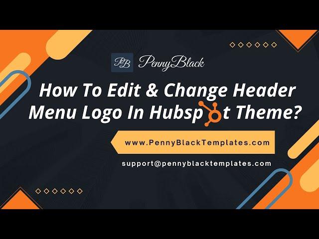 How To Edit and Change Header Menu Logo in HubSpot Theme?