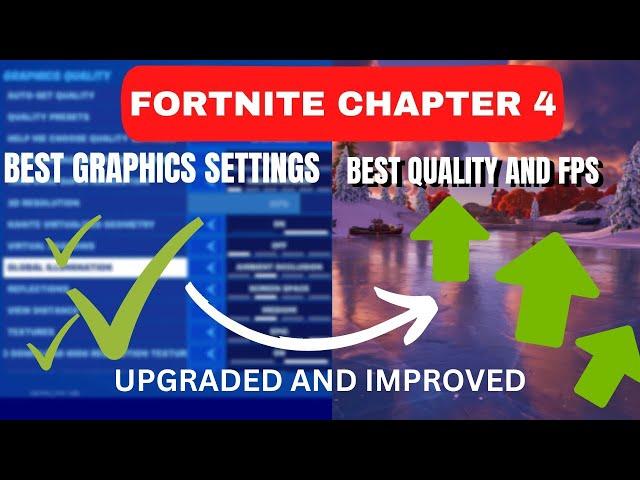 *NEW* BEST Fortnite Chapter 4 Season 2 PC GRAPHICS SETTINGS - BEST Visuals and FPS