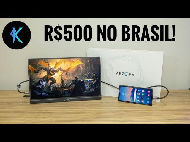 O MELHOR MONITOR PORTÁTIL POR R$500 JÁ NO BRASIL LIVRE DE TAXAS! [BY MW INFORMÁTICA]