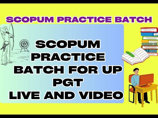 Scopum UP PGT Practice Series Day I II How to prepare for UP PGT English Exam 2025 I English Sutraa