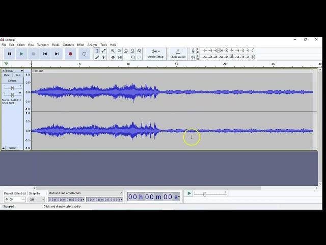 1.  Importing Files into Audacity