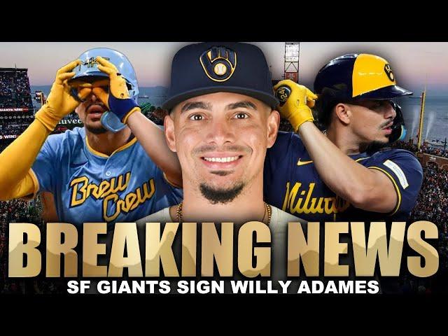 BREAKING: SF Giants Sign Willy Adames - 7 Years, $182 Million Deal