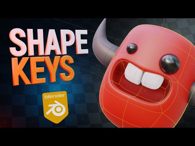 Лицевая анимация персонажа с помощью SHAPE KEYS в Blender 2.9