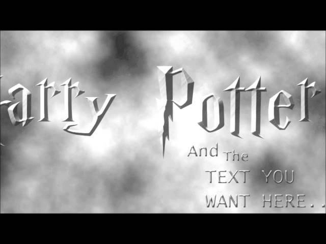 Harry Potter intro Free After Effects Template