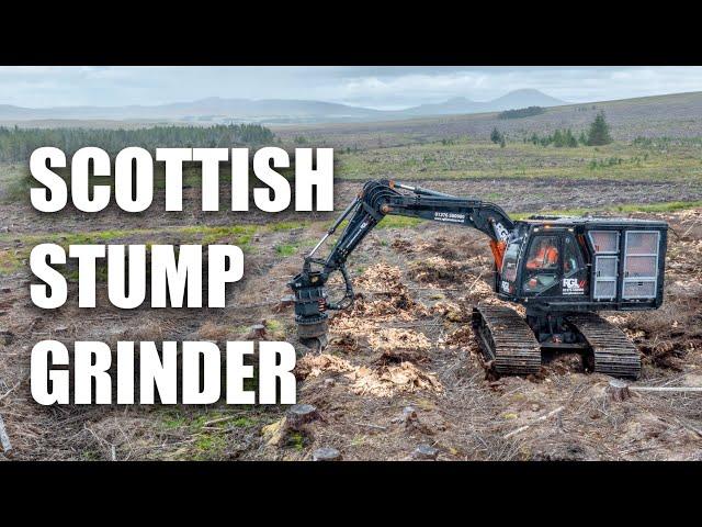 Bogmaster LGP Stump Auger in Scotland