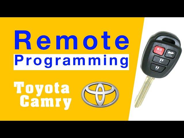 2017 Toyota Camry Remote Programming