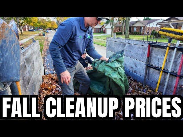 How Much to Charge for Fall Cleanup in 2024?