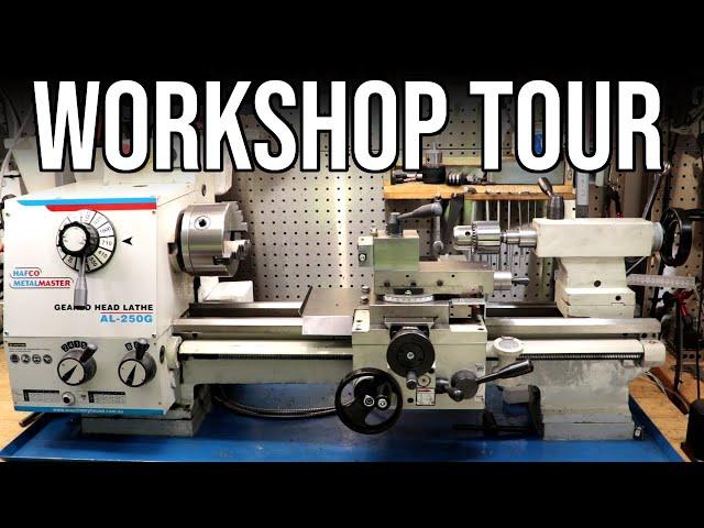 A Tour Of My Workshop / Home Machine Shop (100k Subscriber Special)